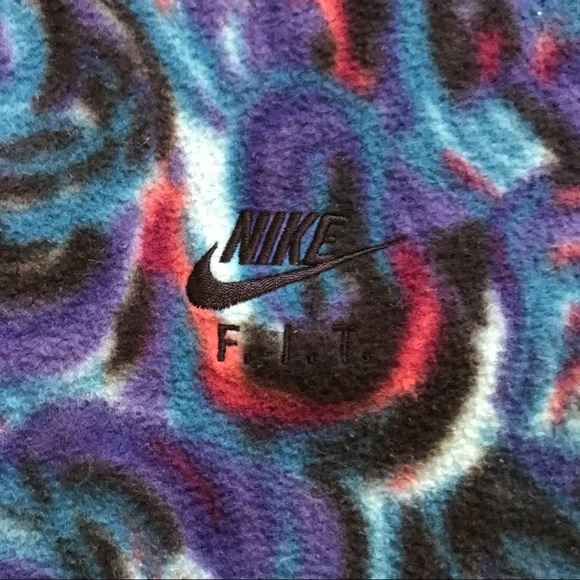 Vintage Nike bright abstract fleece sweatshirt, XS - Picture 2 of 7
